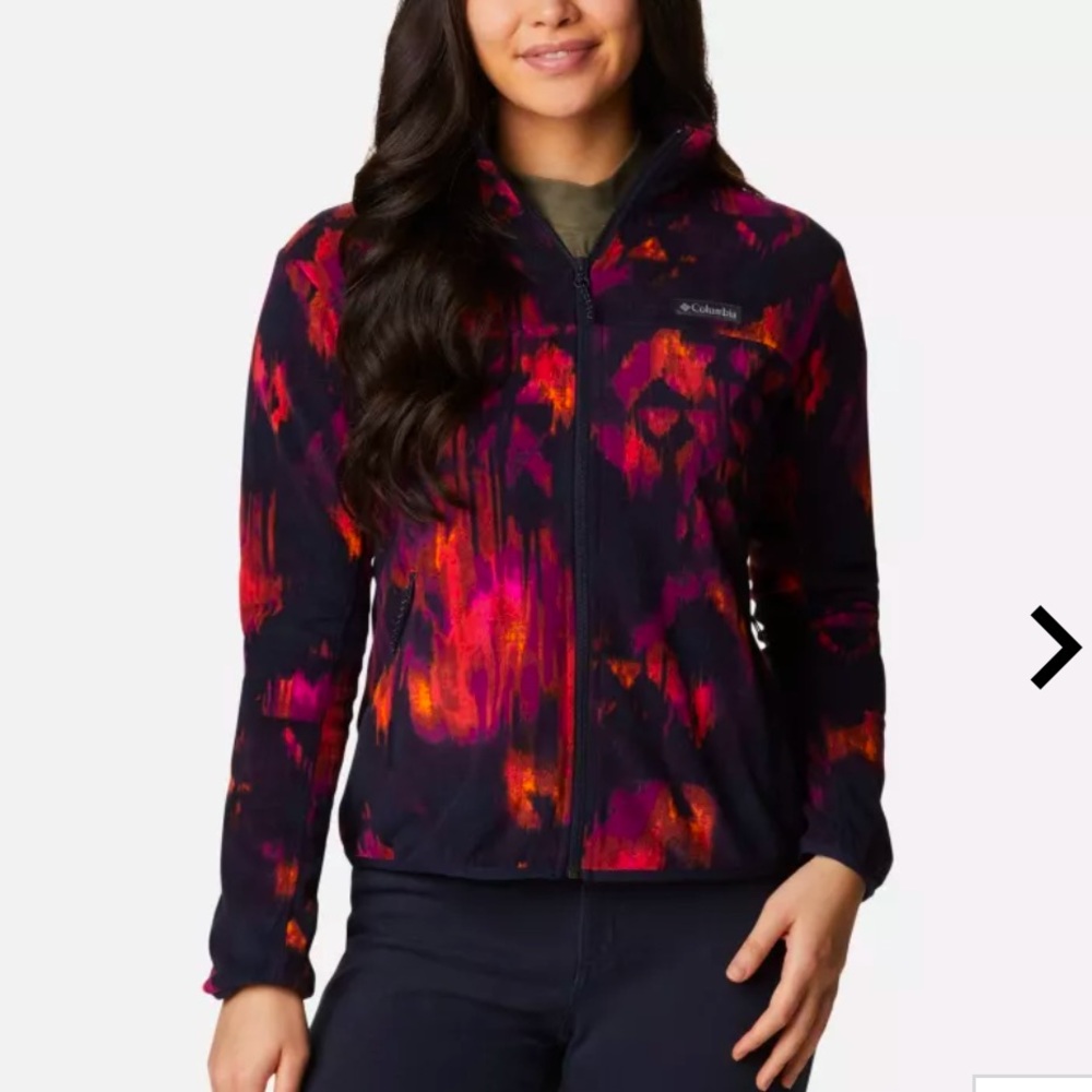 Columbia Fleece Jacket (Ali Peak). Size Small